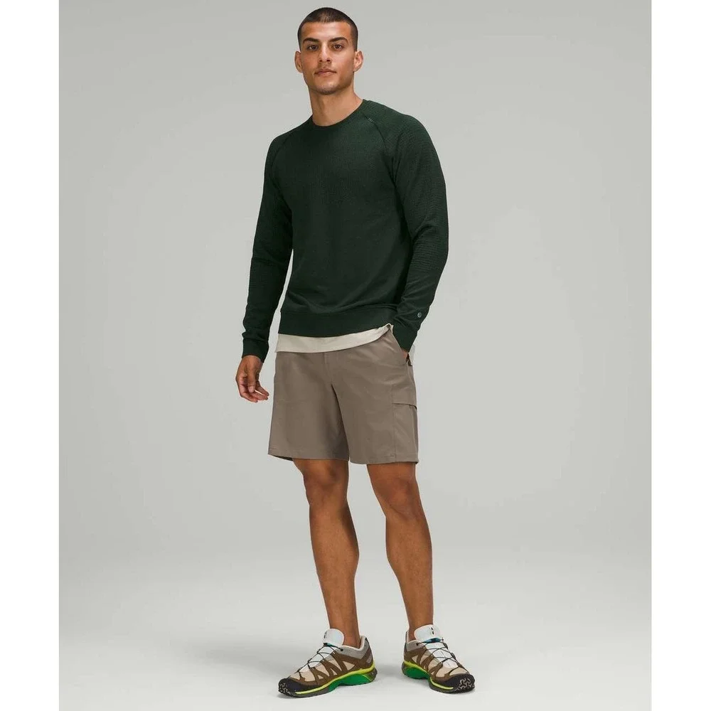 $148 NWT Lululemon Engineered Warmth Long Sleeve Crew Rainforest Green XS